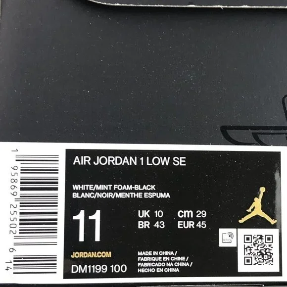 Air Jordan 1 Low SE Tie-Dye Shoes Mens Size 11 NEW
